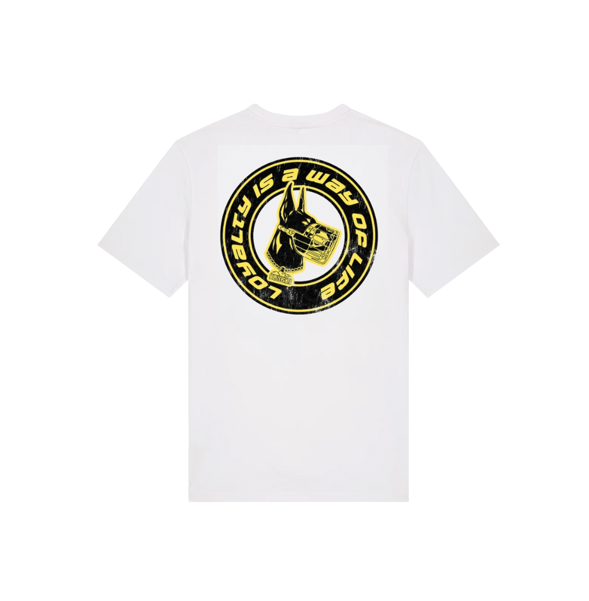 Tshirt Blanc Yellow Dog