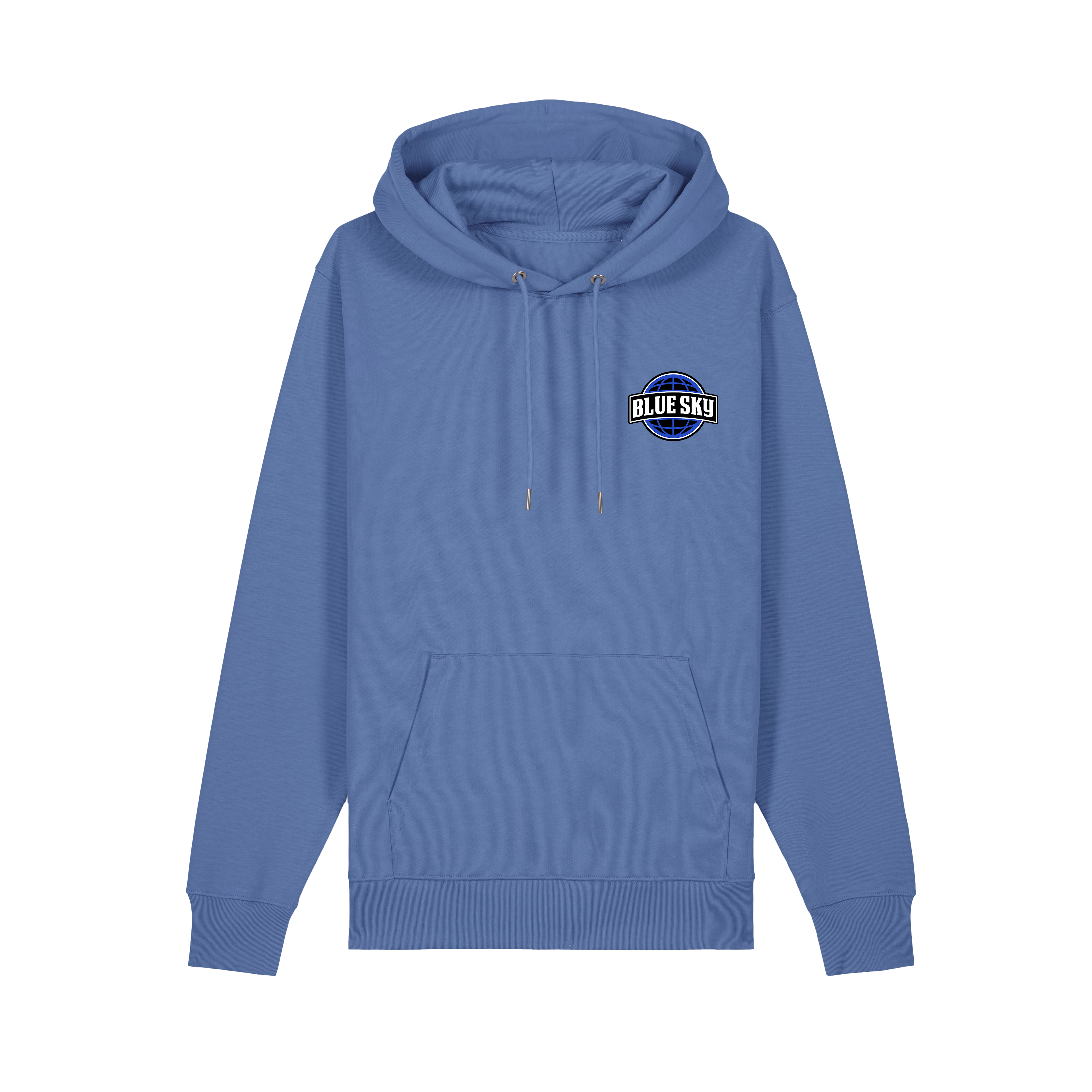 Hoodie Bleu Patch Blue Sky