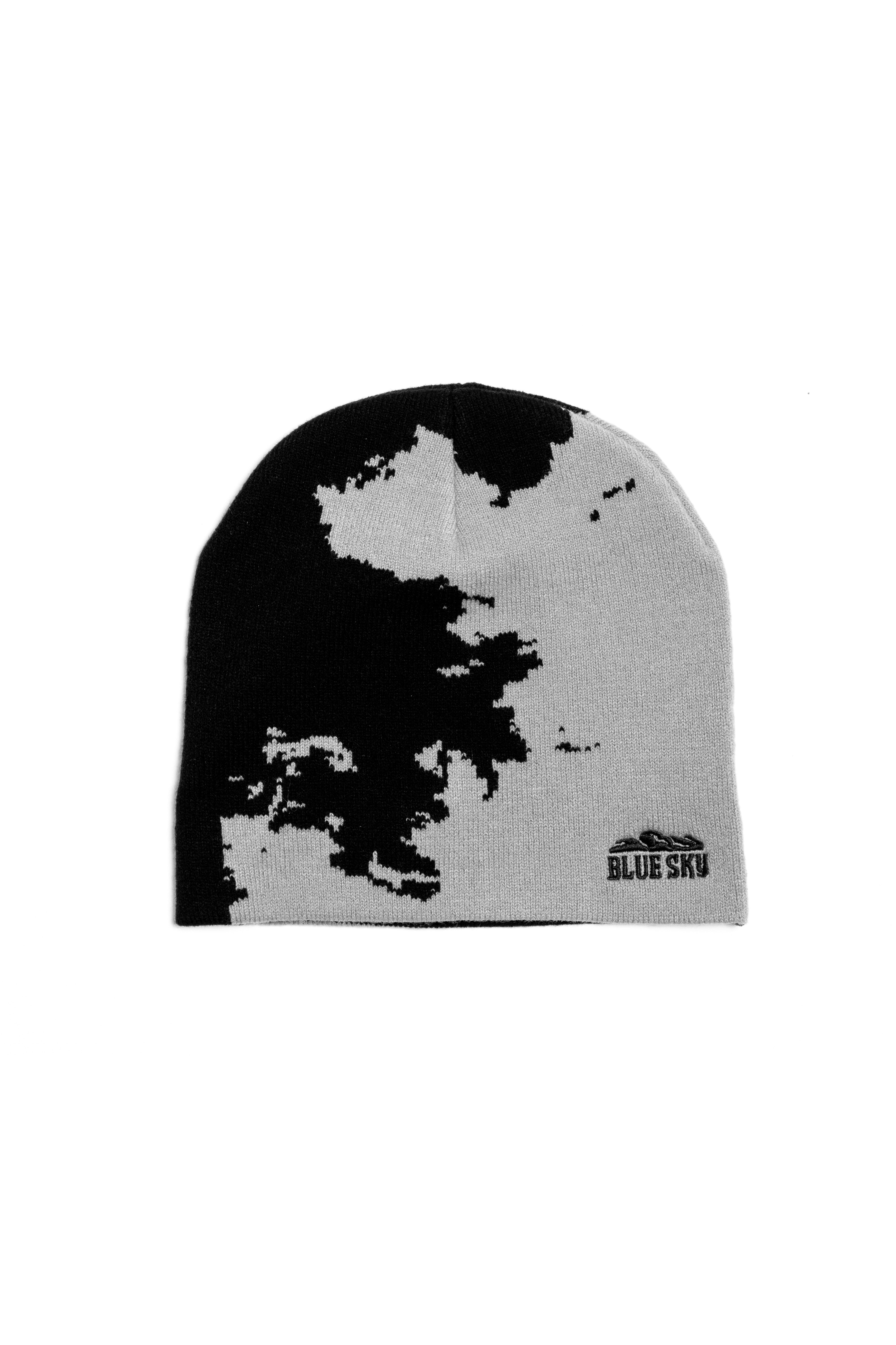 Bonnet Laine Broderie Blue Sky
