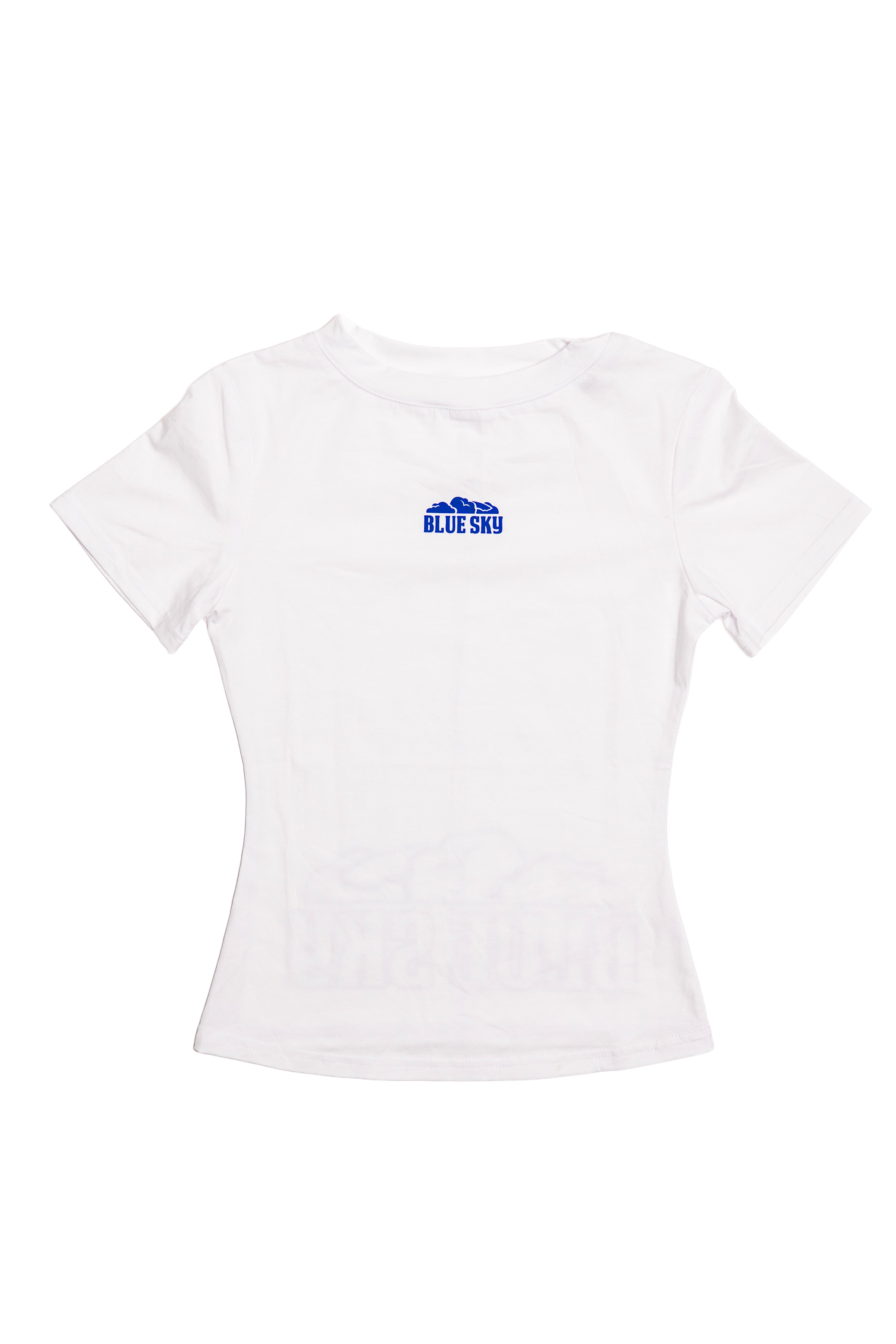 Baby Tee White Femme