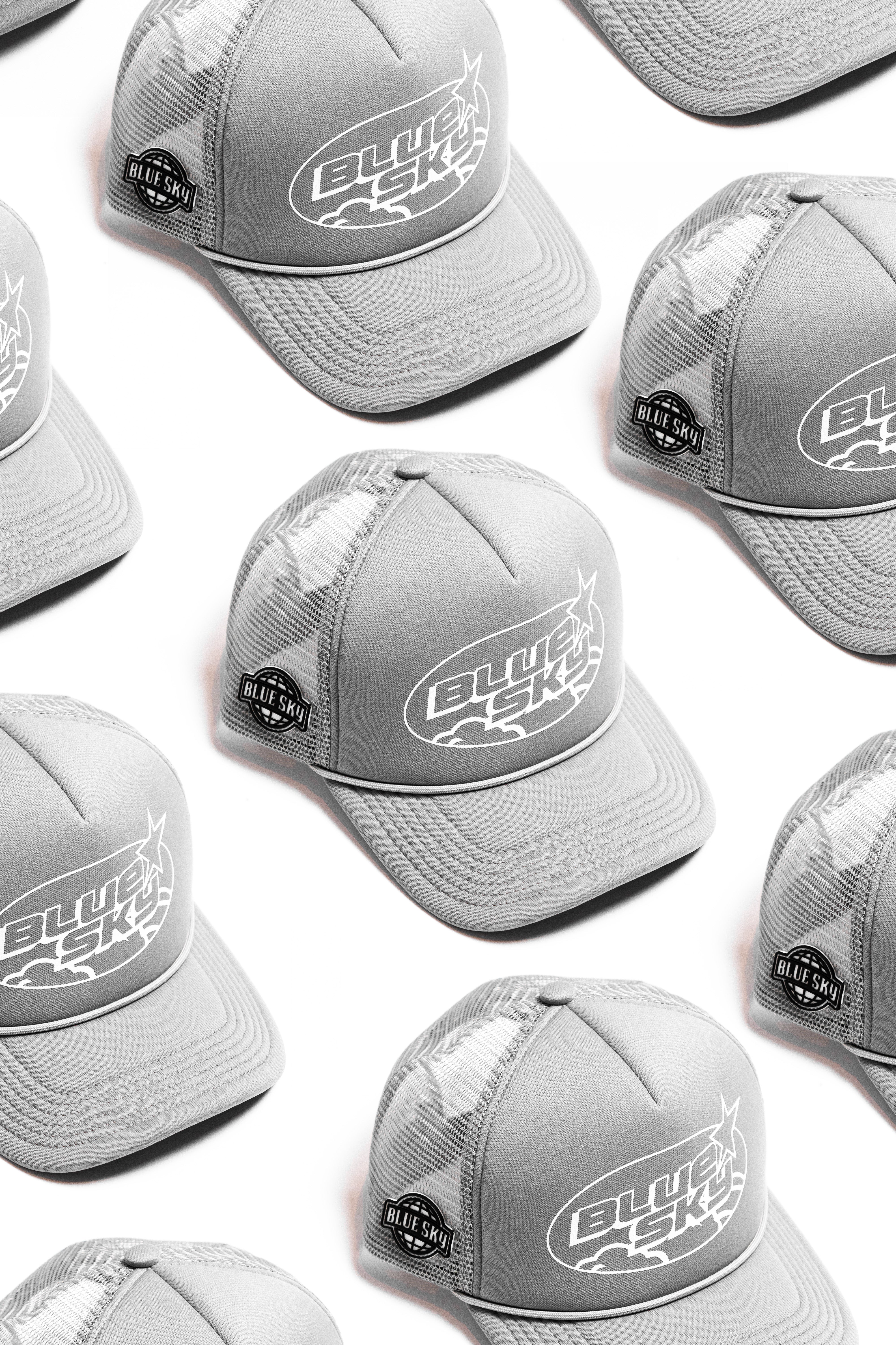 Casquette en mesh Grise