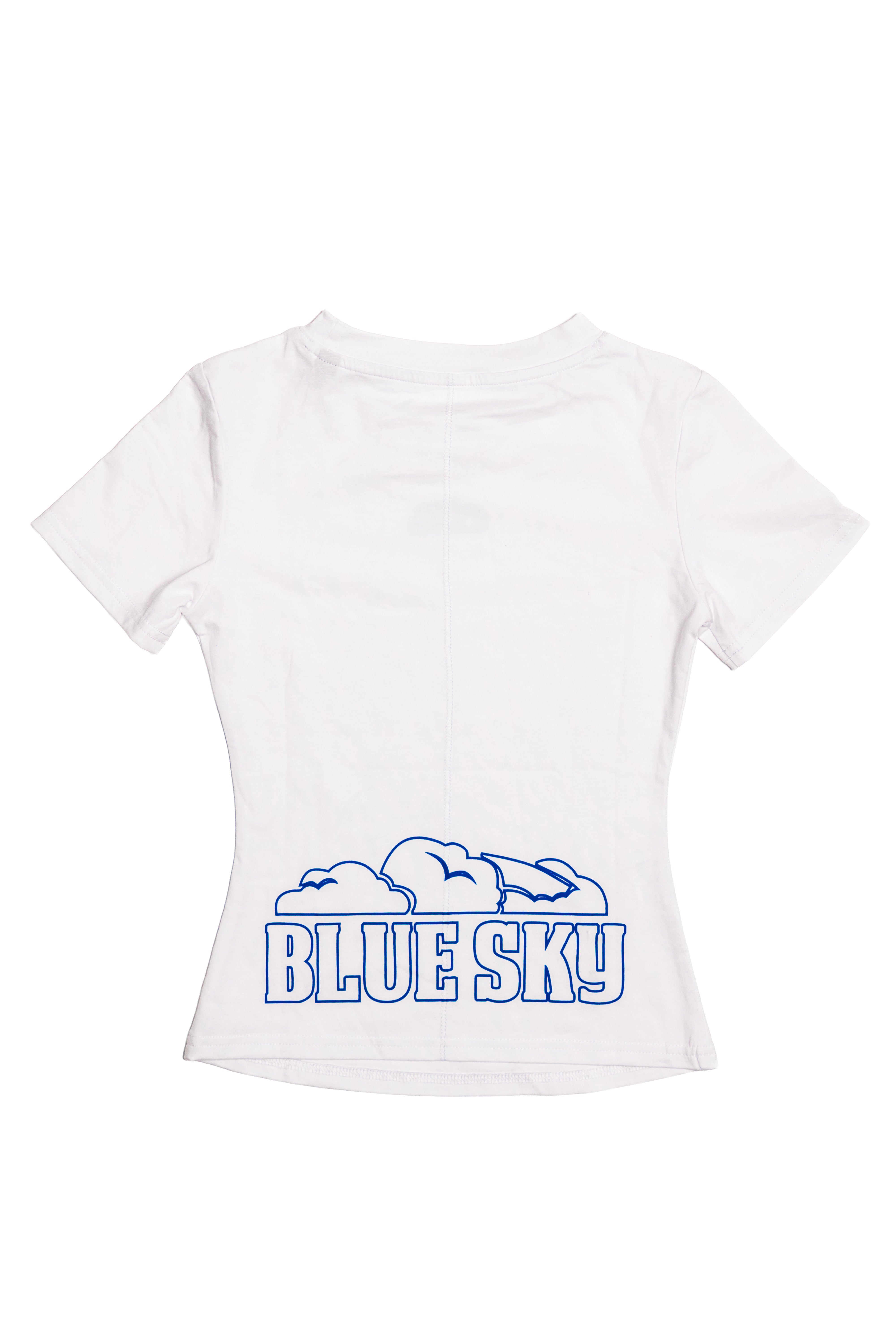 Baby Tee White Femme