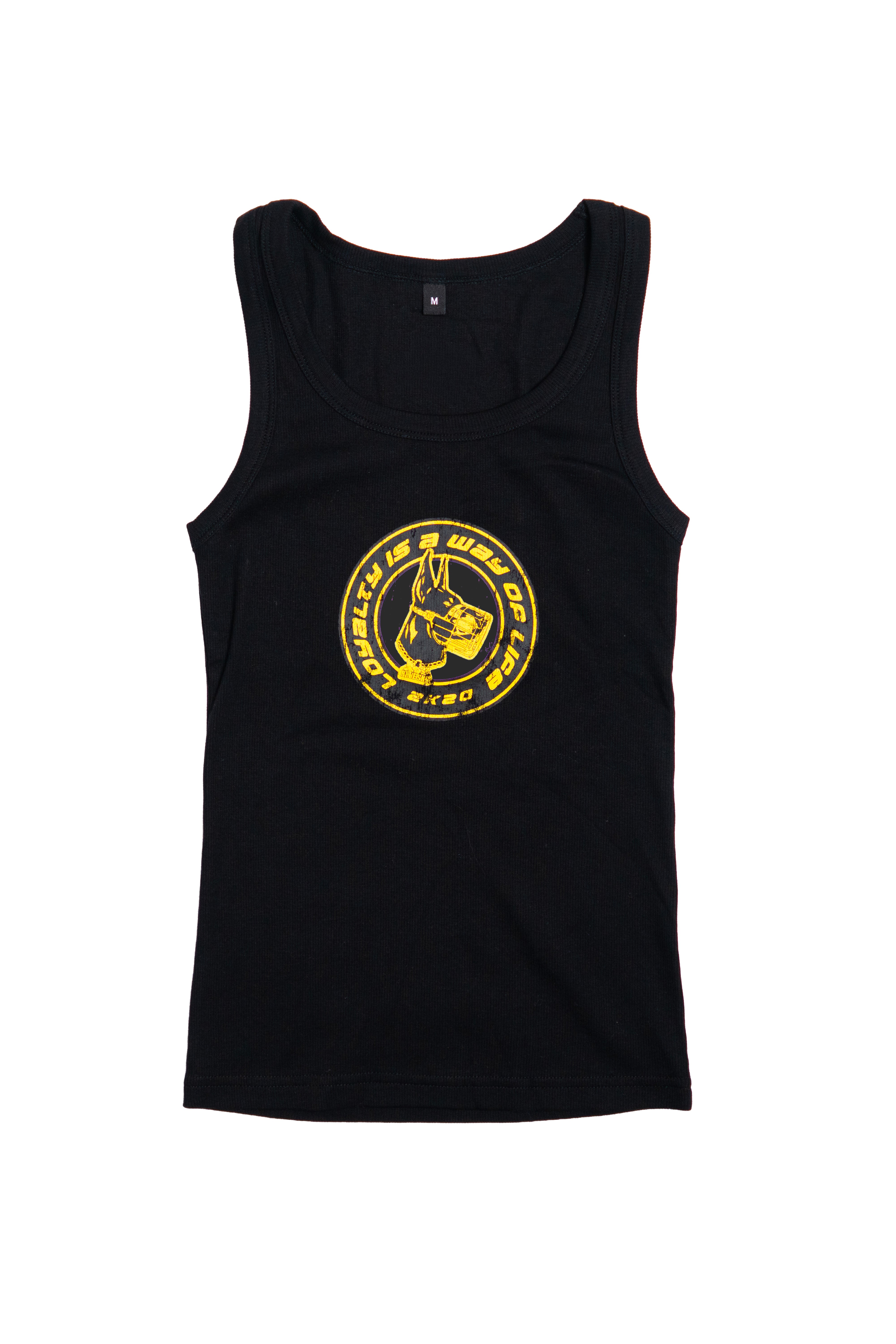 Débardeur Noir Femme Yellow Dog