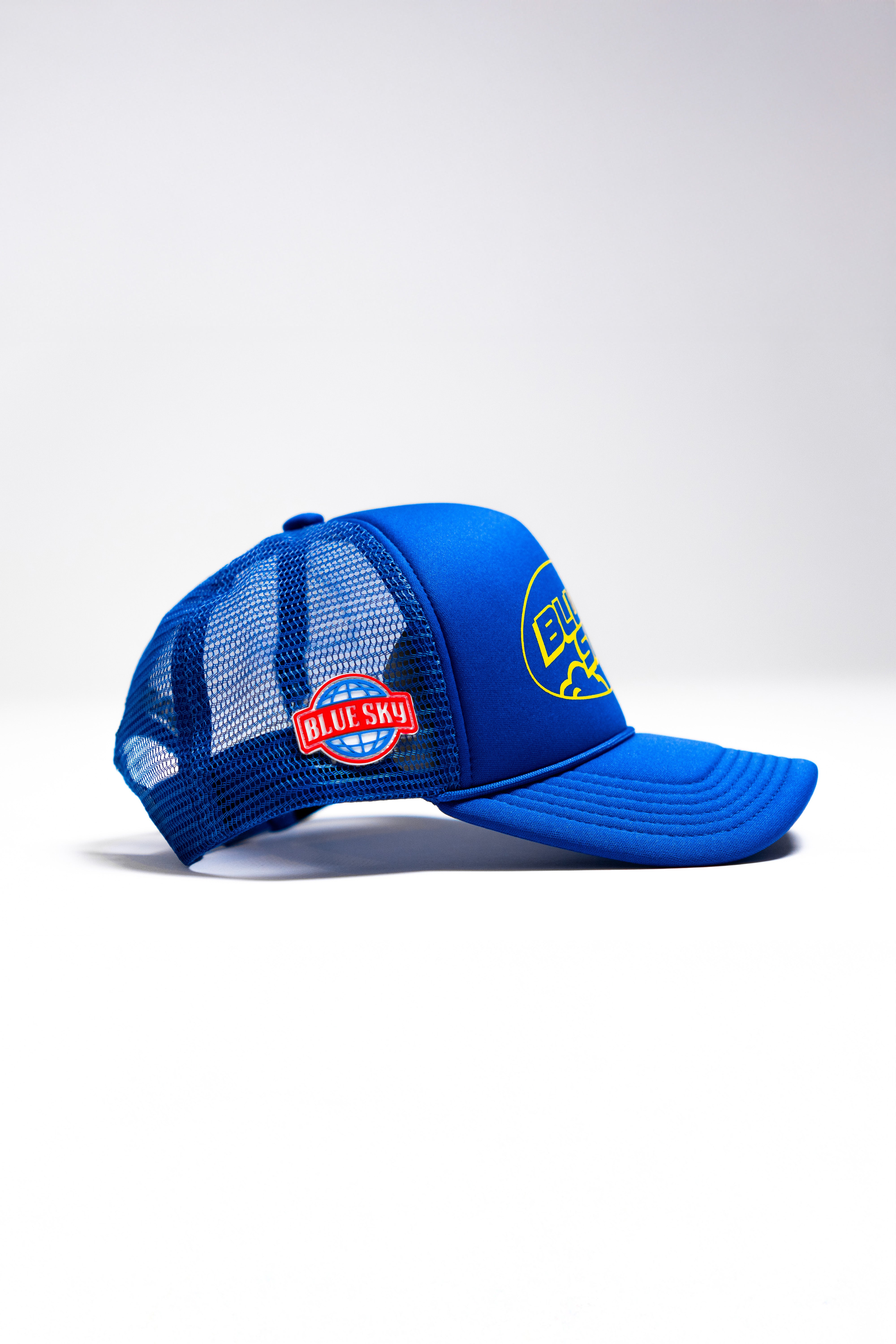 Casquette en mesh Bleue