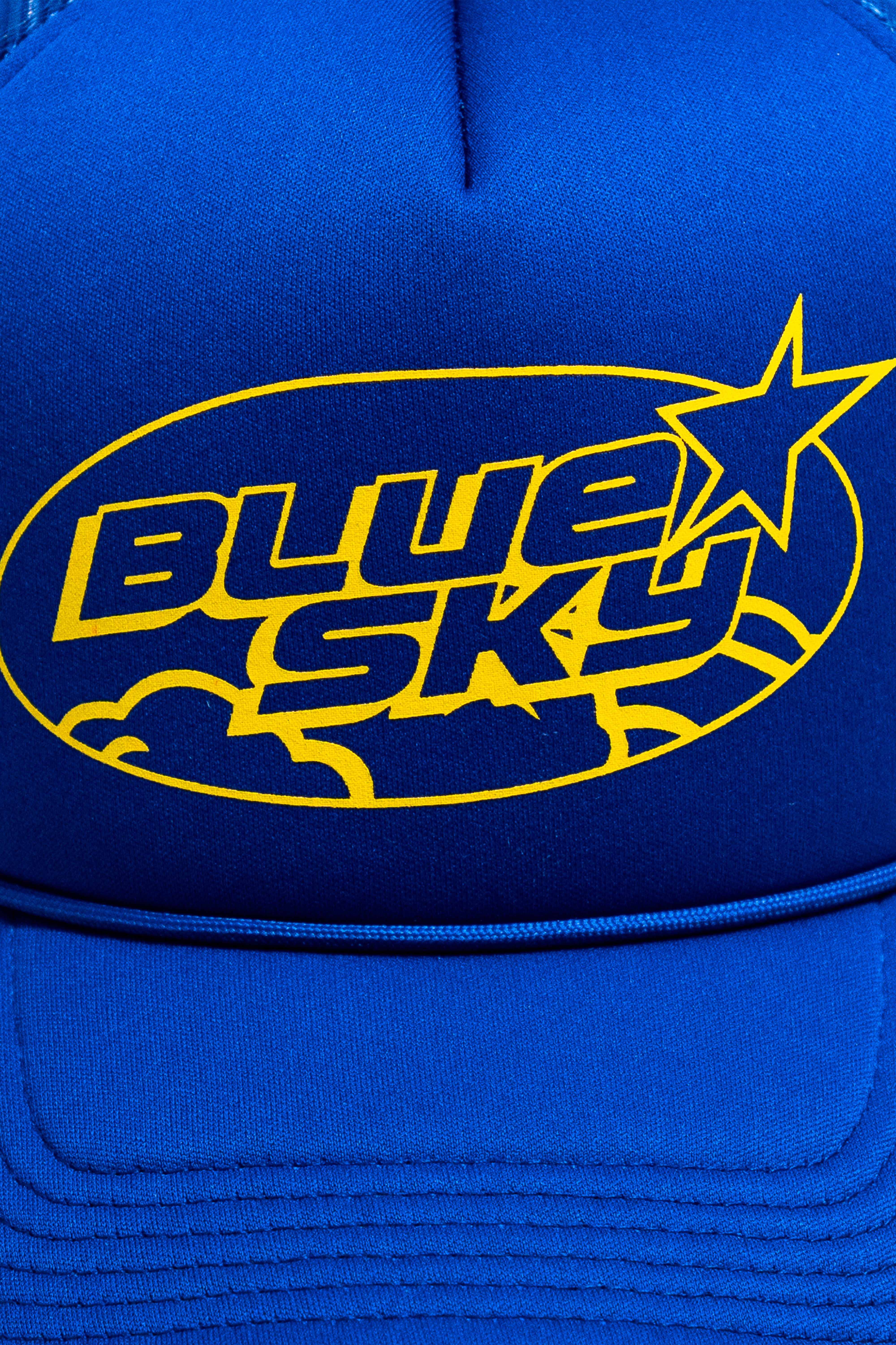 Casquette en mesh Bleue