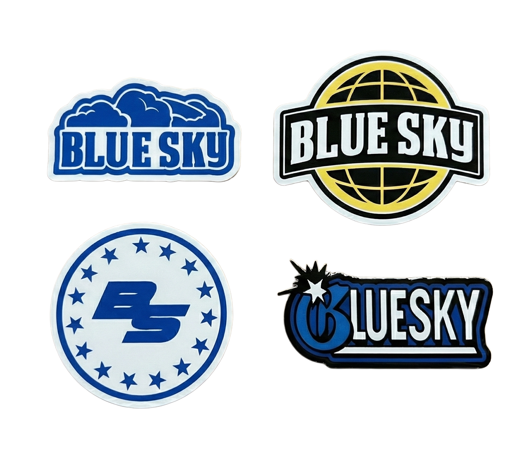 Pack 8 Stickers Blue Sky